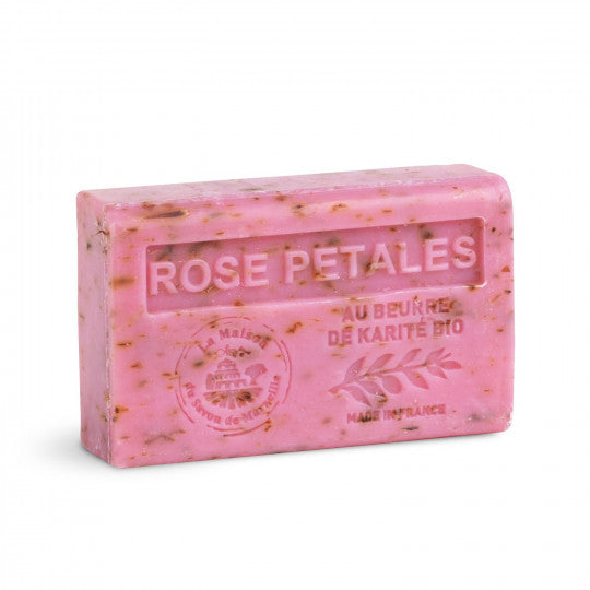 Savon solide parfumé à la rose