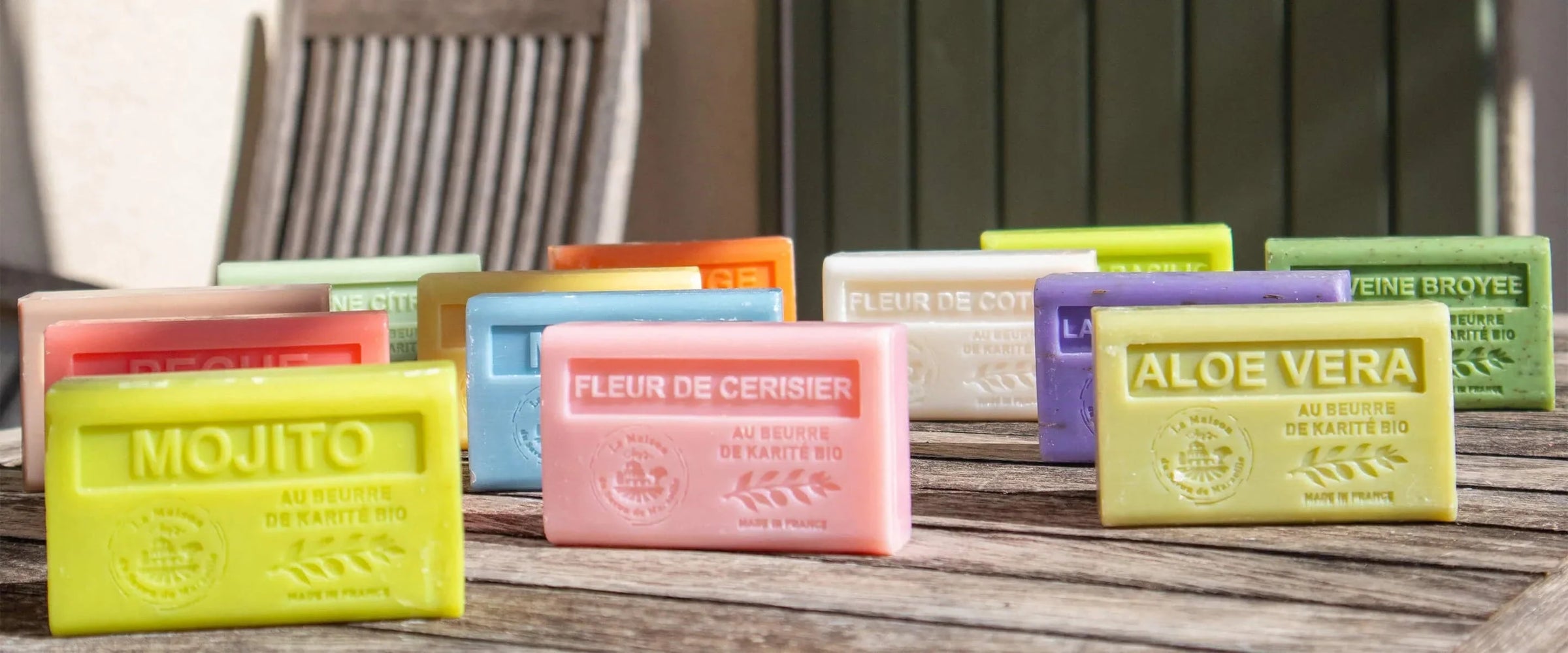 4.4 oz shea butter scented soaps