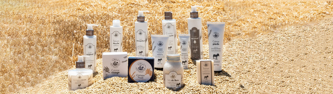 Soins corps au lait d'ânesse
