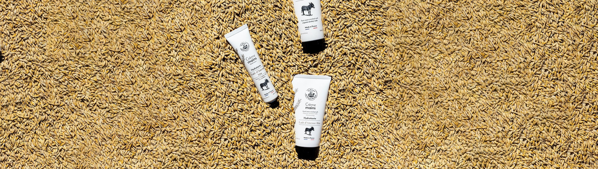 Crèmes mains au lait d'anêsse