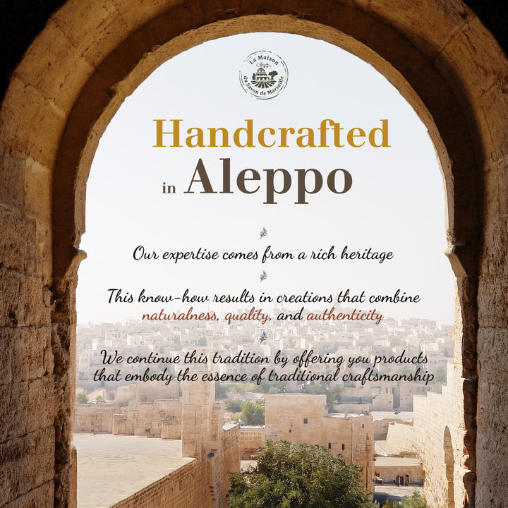 Authentic Aleppo Soap with Laurel Oil (4%) - Made in Syria 7oz