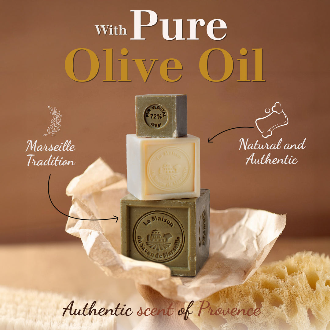 Authentic Savon de Marseille Soap - 11oz