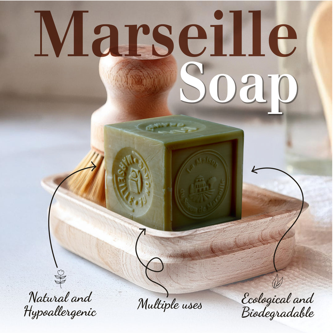 Authentic Savon de Marseille Soap - 11oz
