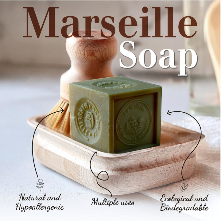 Authentic Savon de Marseille Soap - 11oz