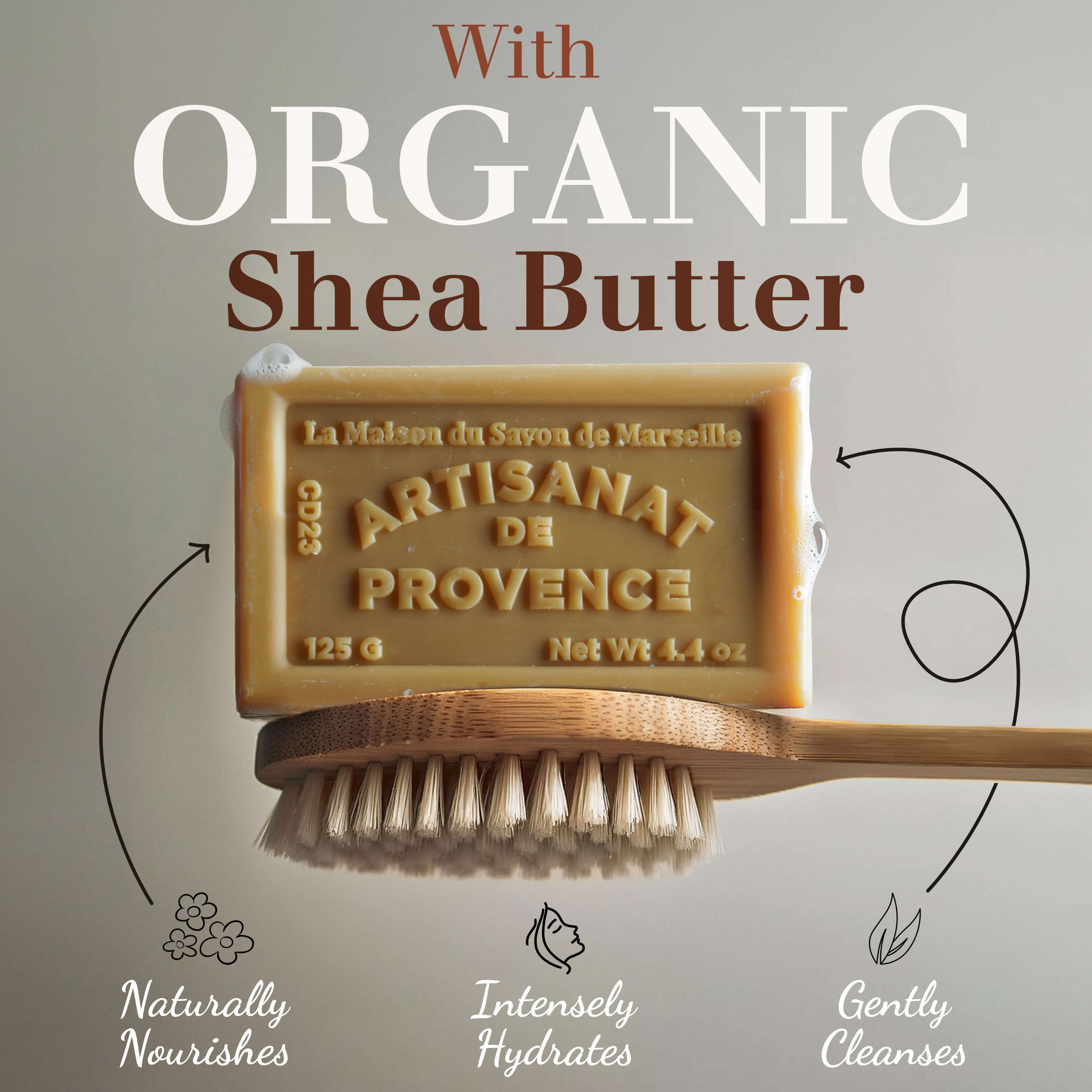 Jasmine Soap Bar with Shea Butter – French Soap from Provence – La
