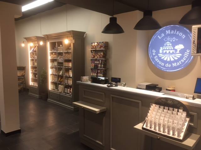 Magasin La Maison du Savon de Marseille à Menton, France